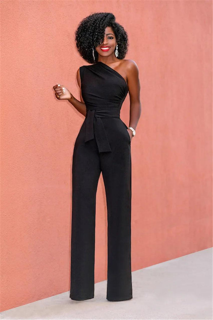 New 2022 Women Off Shoulder Casual Jumpsuits Wide Leg Pants Summer Elegant Rompers Womens Jumpsuit Party Overalls Female-THAT FASHION STORE