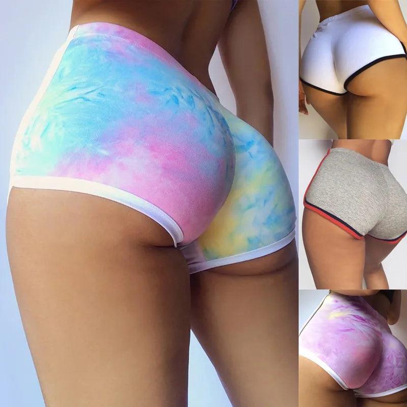 Women Mini Yoga Shorts High Waist Sexy Skinny Sports Casual Pants Quick-Drying Breathable Fitness Jogging Elasticity Trackpant-THAT FASHION STORE