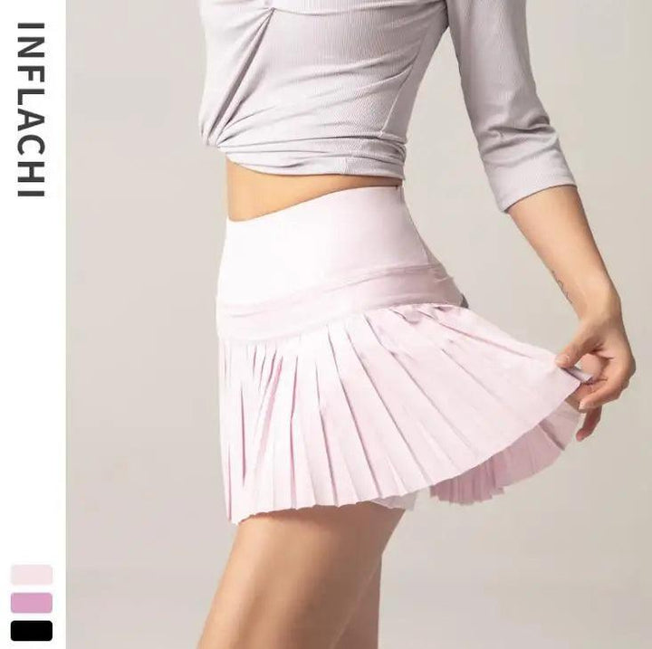 Cloud Hide Women Sports Tennis Skirts Golf Skirt Fitness Shorts High Waist Athletic Running Short Quick Dry Sport Skort Pocket-THAT FASHION STORE