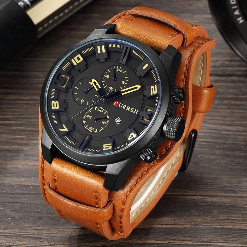 Curren Men Watches Man Clock 2018 Top Brand Luxury Army Military Steampunk Sports Male Quartz-Watch Men Hodinky Relojes Hombre-THAT FASHION STORE