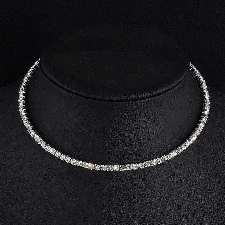 Rhinestone Choker Necklaces Torques Collar Women Statement Jewelry Girl Imitation Pearls Necklace 5 Styles-THAT FASHION STORE