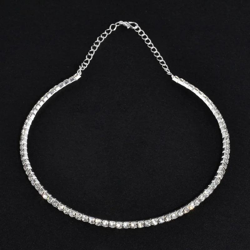 Rhinestone Choker Necklaces Torques Collar Women Statement Jewelry Girl Imitation Pearls Necklace 5 Styles-THAT FASHION STORE