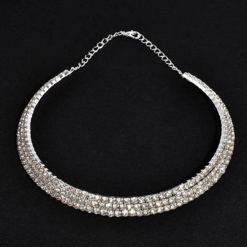 Rhinestone Choker Necklaces Torques Collar Women Statement Jewelry Girl Imitation Pearls Necklace 5 Styles-THAT FASHION STORE