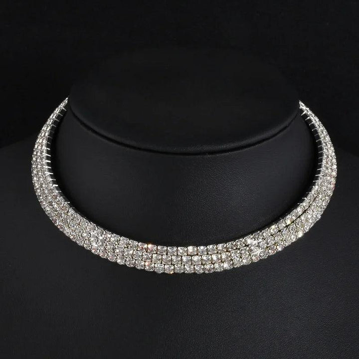 Rhinestone Choker Necklaces Torques Collar Women Statement Jewelry Girl Imitation Pearls Necklace 5 Styles-THAT FASHION STORE