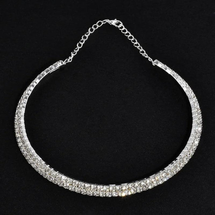 Rhinestone Choker Necklaces Torques Collar Women Statement Jewelry Girl Imitation Pearls Necklace 5 Styles-THAT FASHION STORE