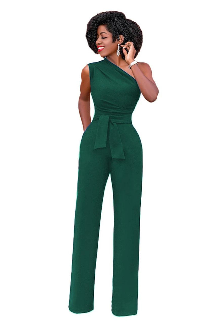 New 2022 Women Off Shoulder Casual Jumpsuits Wide Leg Pants Summer Elegant Rompers Womens Jumpsuit Party Overalls Female-THAT FASHION STORE