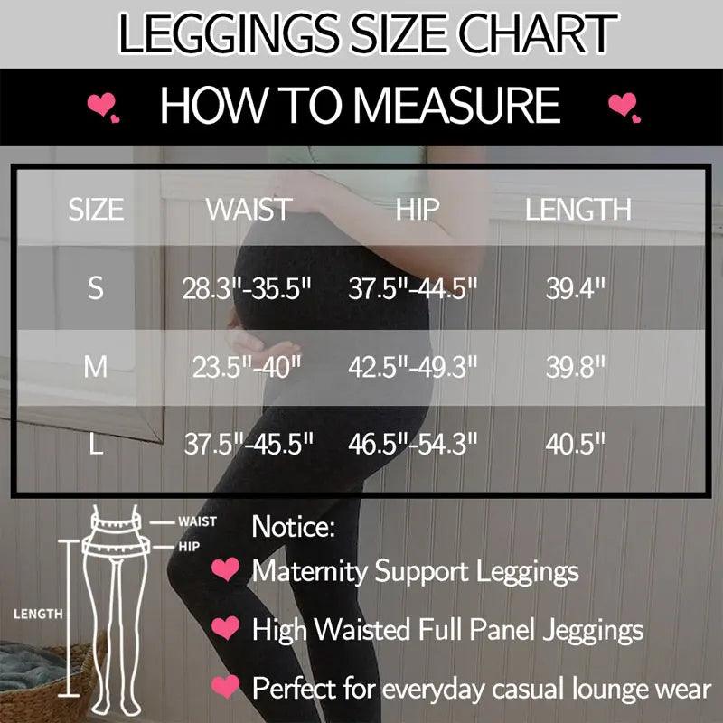 High Waist pregnancy Leggings Skinny Maternity clothes for pregnant women Belly Support Knitted Leggins Body Shaper Trousers-THAT FASHION STORE