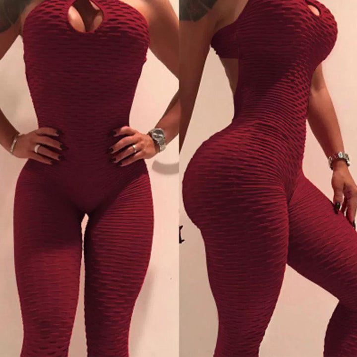 Fashion Sexy Halter Jumpsuit Woman Fashion Sexy Open Back Cross Jumpsuit Women-THAT FASHION STORE