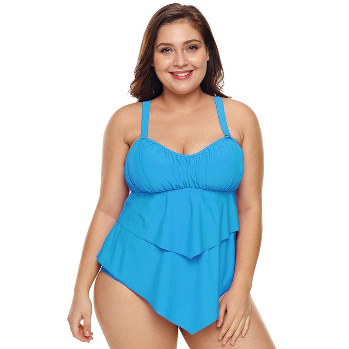 Big Sale 19.9 Yuan Fashion Plus Size Swimsuit Female Separates Swimsuit Swimming Dress Two-piece Set Combined Factory Direct Supply Special Offer-THAT FASHION STORE