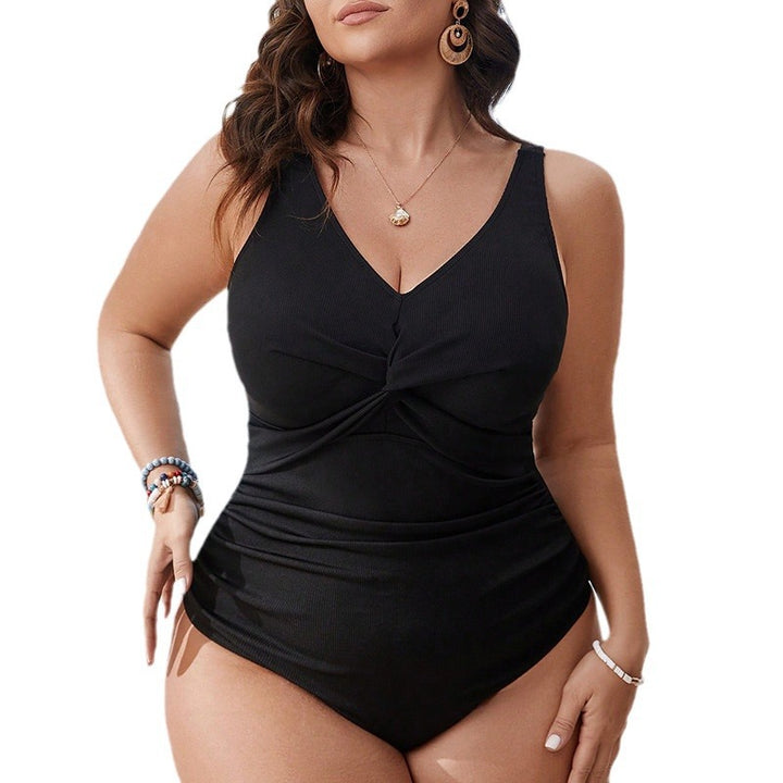 Sleek Slimming Plus Size Bikini for Women - Siamese Style - THAT FASHION STORE