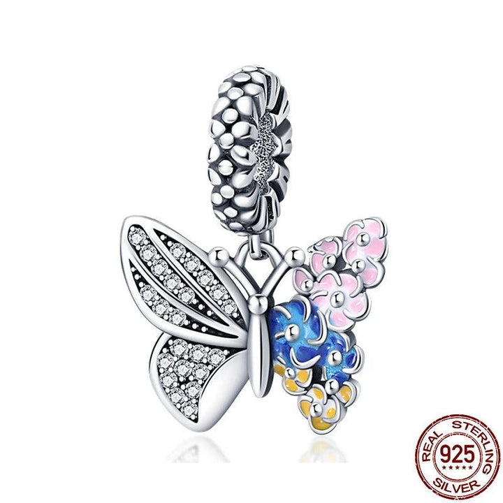 Hot Sale 925 Silver Chameleon Firefly Charm Fits Original Pandora Charm Bracelet Silver 925 Charm Beads DIY Boutique Jewelry-THAT FASHION STORE