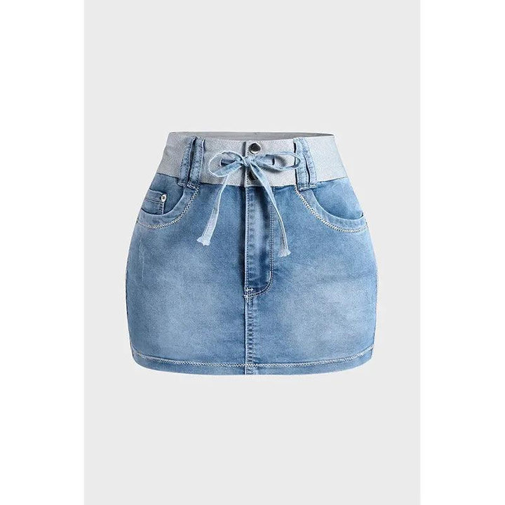 Midiross Denim Mini Shorts Skirts Basic Culotte Sexy Streetwear Woman Quality Summer Spring Bottom-THAT FASHION STORE