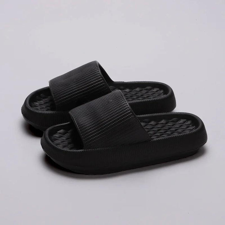 Eva Thick Platform Cloud Slippers Women Soft Sole Pillow Slides 2024 Summer Beach Sandals Woman Non Slip Bathroom Home Shoes-THAT FASHION STORE