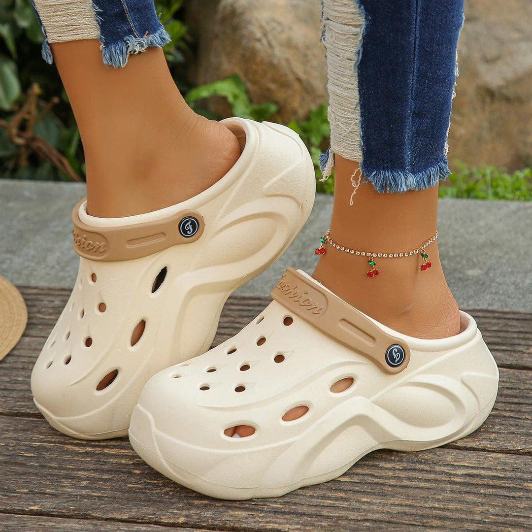 Women's Fashion Chunky Platform Sandals 2024 Summer Thick Sole eva Clogs Garden Shoes for Women Outdoor Non Slip Beach Slippers-THAT FASHION STORE