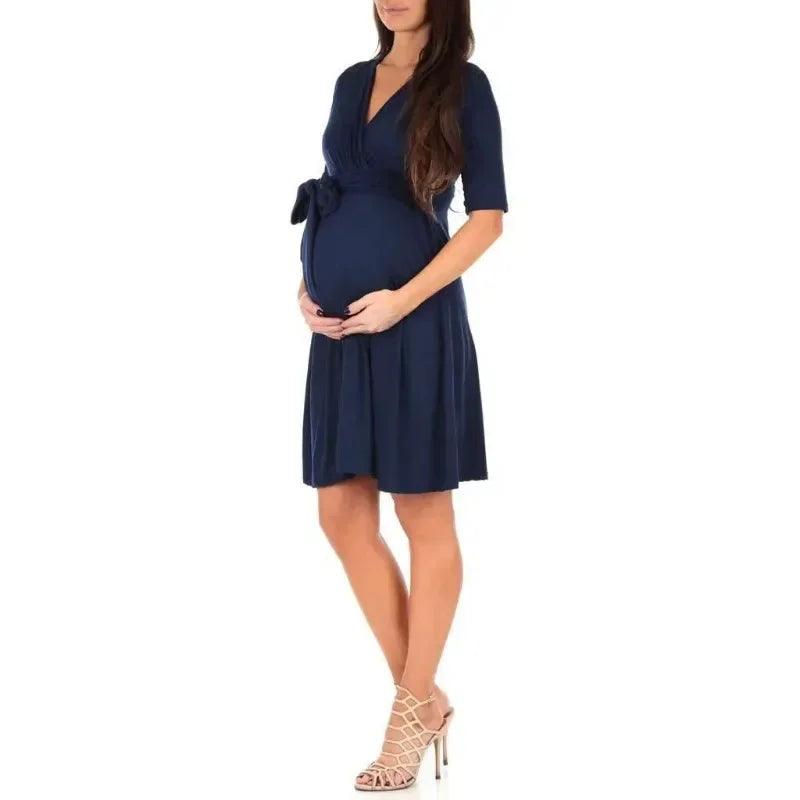 Color Women's Summer Pregnant Women's Dress Nursing Maternity for Pregnant Women Fashion Dresses Pregnancy Dress-THAT FASHION STORE