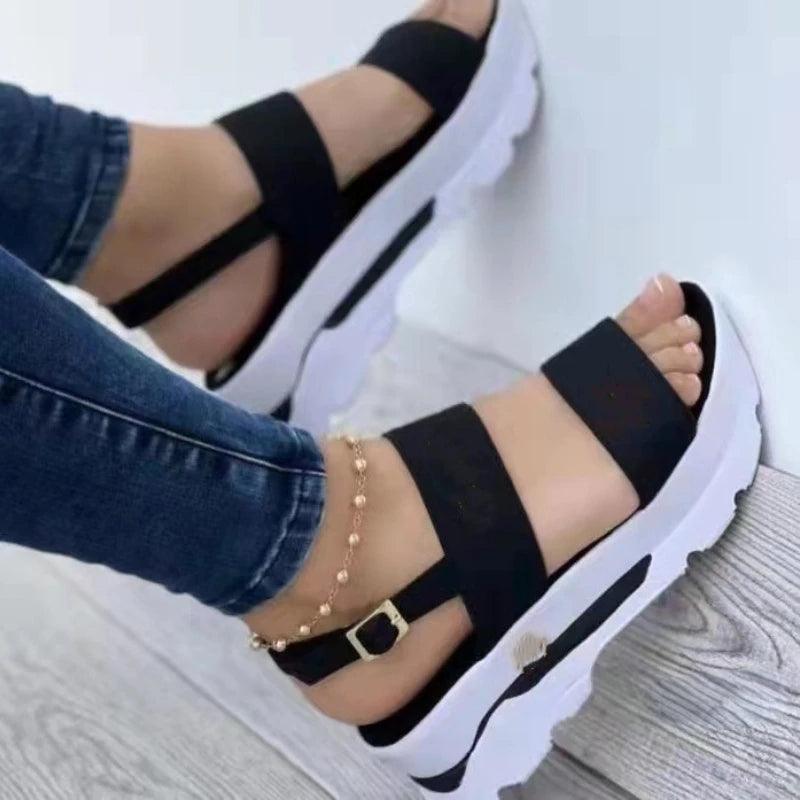 Woman Sandals Shoes Summer Party Sandals For Women Soft Walking Shoes Wedge Shoes Woman Non-Slip Footwear Female Sandal Women-THAT FASHION STORE