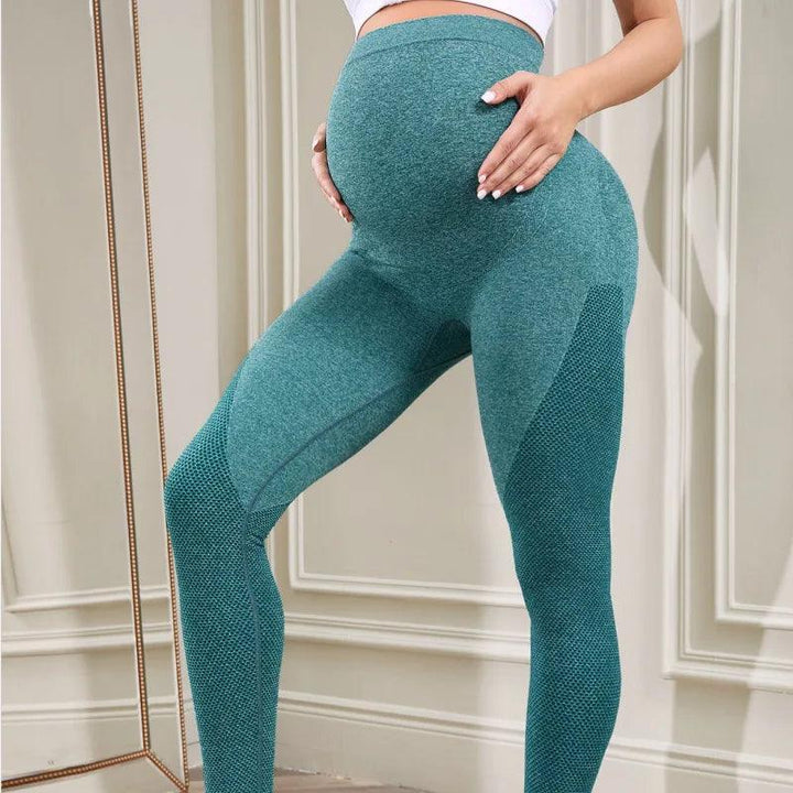 Women's Maternity Leggings Over The Belly Full Length Pregnancy Yoga Pants Active Wear Workout Leggings-THAT FASHION STORE