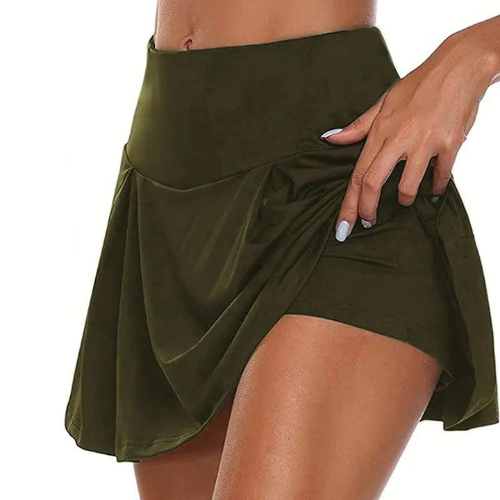 Tennis Skirt Casual Sport Shorts Skirts Running Shorts Women Summer Breathable Sweat Shorts Sexy High Waist Short Pant Outdoor-THAT FASHION STORE