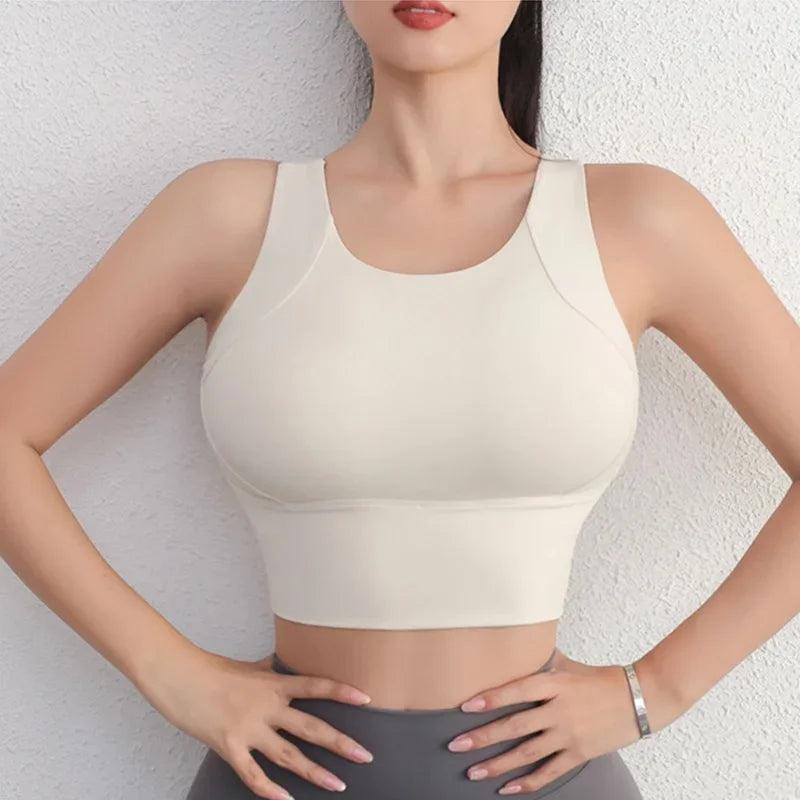 Cloud Hide High Impact Sports Bra Women Yoga Crop Top Home Fitness Workout Underwear Dancing Vest Plus Size Running Bike Shirt-THAT FASHION STORE