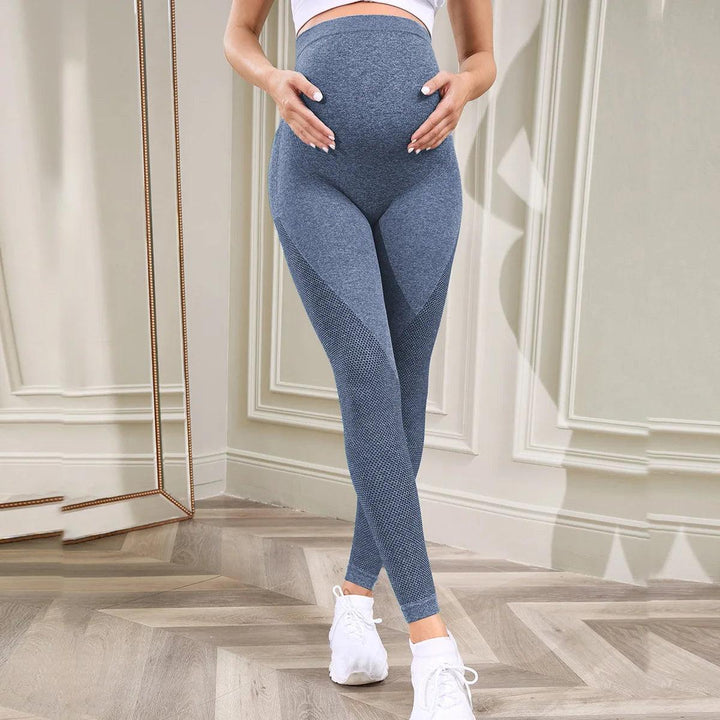 Pregnant Women's Thin Bottoming Pants Spring And Summer New Maternity High Elastic Belly Support Pants-THAT FASHION STORE