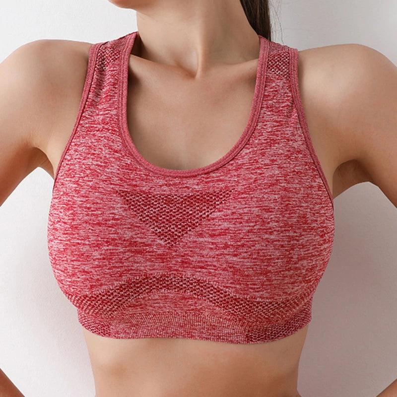 Women Sports Bra Top Push Up Fitness Yoga Underwear Sport Tops For Women Breathable Running Vest Gym Bra Quick Drying Underwear-THAT FASHION STORE