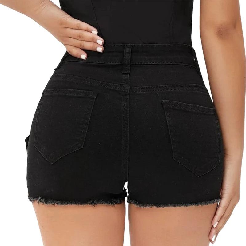 9047# new sexy low waist hole summer open hip hot pants super shorts Beachwear casual pants women jeans shorts-THAT FASHION STORE