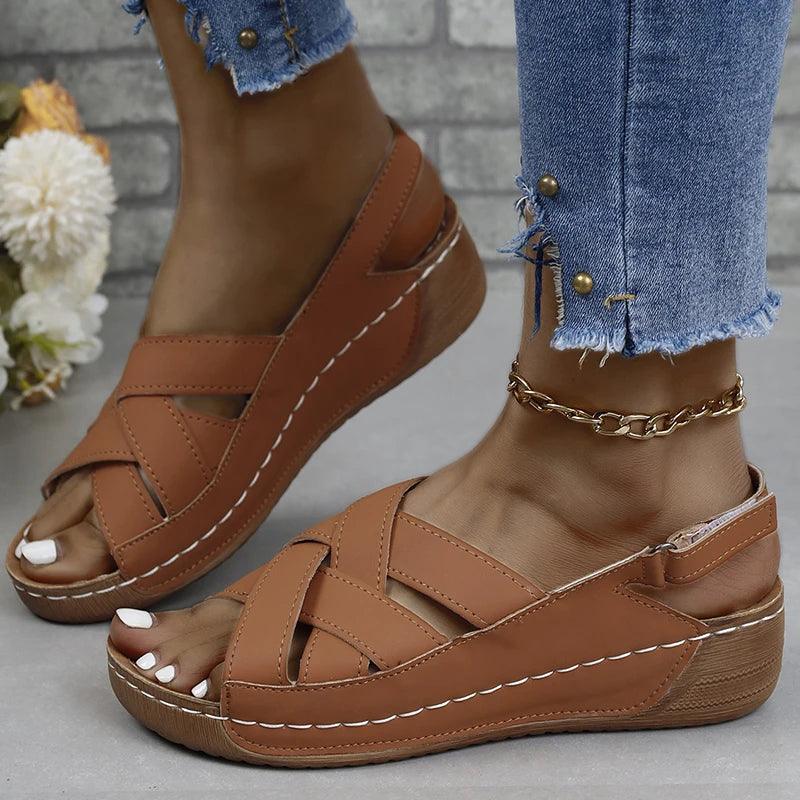 Shoes Women Sandals Summer Soft Shoes For Women Party Shoes Woman Wedge Women's Sandals Casual Footwear Female Women Sandal-THAT FASHION STORE