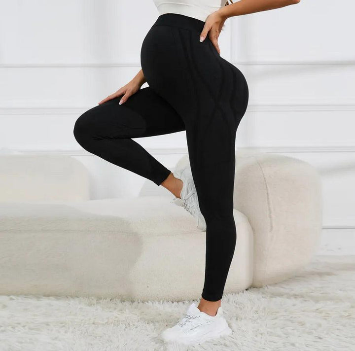 Women's Maternity Leggings Over The Belly Full Length Pregnancy Yoga Pants Active Wear Workout Leggings-THAT FASHION STORE