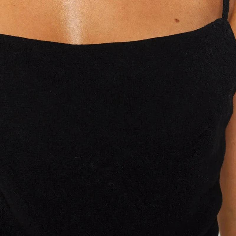 Summer Dress Women Dress Black Off Shoulder Strapless Party Sexy Women Dress Sleeveless Bodycon Dress Backless Casual-THAT FASHION STORE