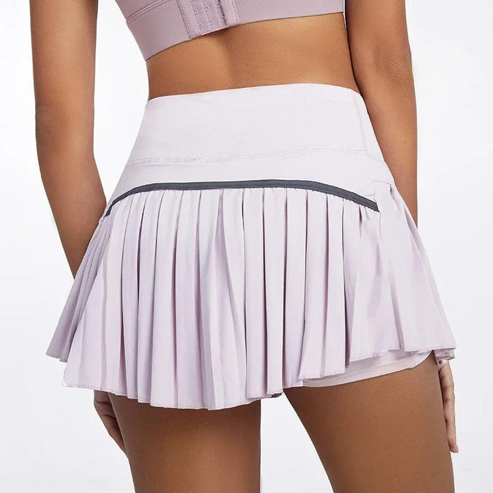 Cloud Hide Safe Tennis Skirts XS-XXL Gym Golf Running Pleated Pantskirt SEXY Women Sports Fitness Shorts Pocket High Waist Skort-THAT FASHION STORE