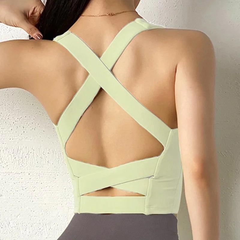 High Impact Sports Bra Zipper Yoga Bras Women Shockproof Push Up Brassiere Spots Top Crop Underwear Fitness Gym Shirt Sportswear-THAT FASHION STORE