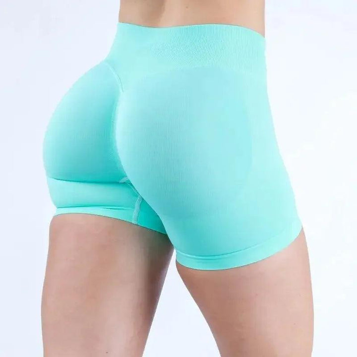 Impact Scrunch Bum Shorts Women Seamless Workout Leggings Low Waist Band Shorts Biker Yoga Pants Sports Wear Gym Stretch Fitness-THAT FASHION STORE