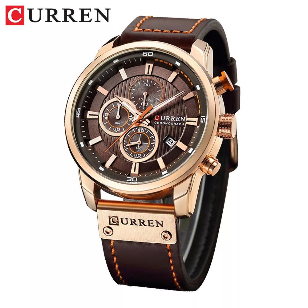 CURREN Fashion Date Quartz Men Watches Top Brand Luxury Male Clock Chronograph Sport Mens Wrist Watch Hodinky Relogio Masculino-THAT FASHION STORE