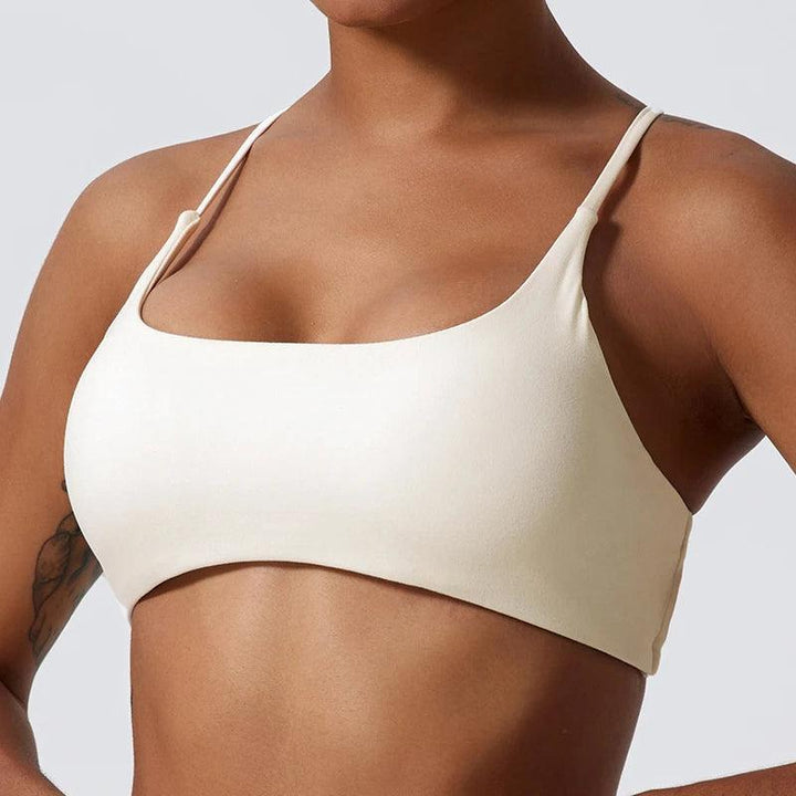 Super Soft Fabric Back Cross Sports Bra Gym Top Women Higher Quality Yoga Clothes Women Fitness Running Bra Workout Yoga Bra-THAT FASHION STORE