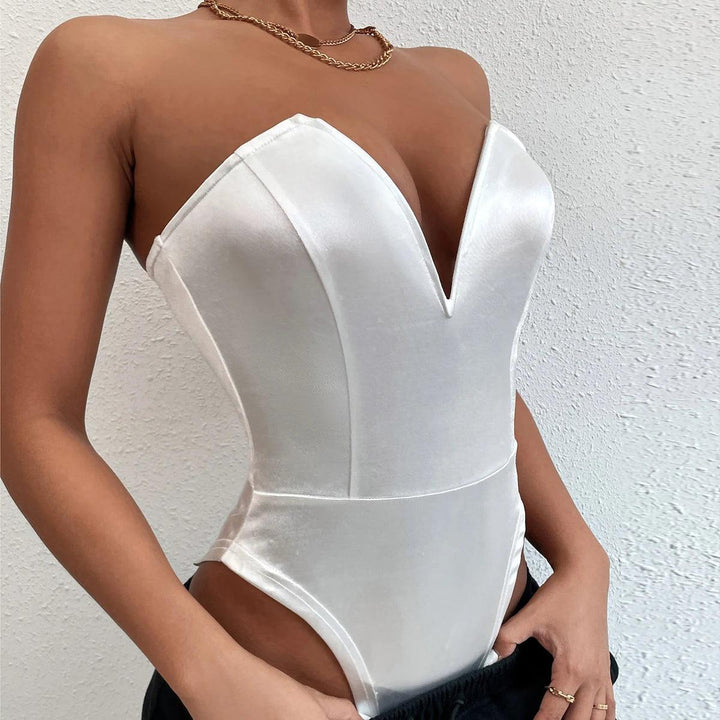 Jumpsuit Women 2024 Short Bodysuit Lingerie Elegant Party overalls luxury Sexy Evening Dresses open back Off Shoulder One-pieces-THAT FASHION STORE