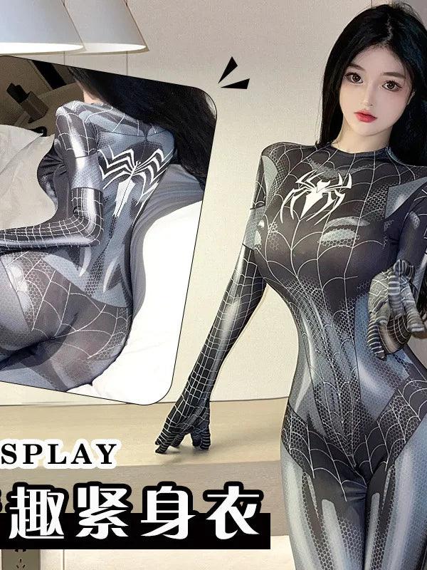 Uniform Cosplay Spider Costume Anime One Piece Jumpsuit In Body Suits For Bodysuit Women Long Sleeve Romper Jumpsuits P2U2-THAT FASHION STORE