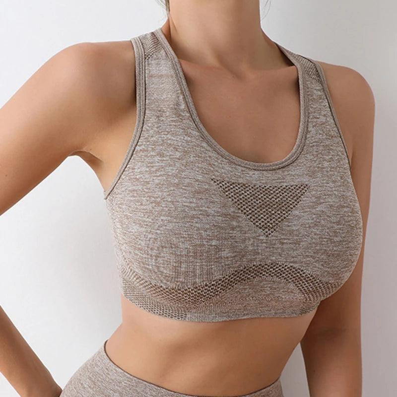 Women Sports Bra Top Push Up Fitness Yoga Underwear Sport Tops For Women Breathable Running Vest Gym Bra Quick Drying Underwear-THAT FASHION STORE