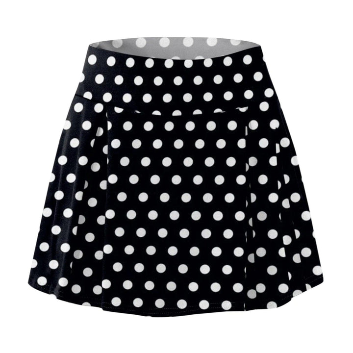 Women Polka Dots Print Sports Dance Fitness Skirt Female Tennis Running Skort Skirt Active Athletic Yoga Fitness Skirts-THAT FASHION STORE