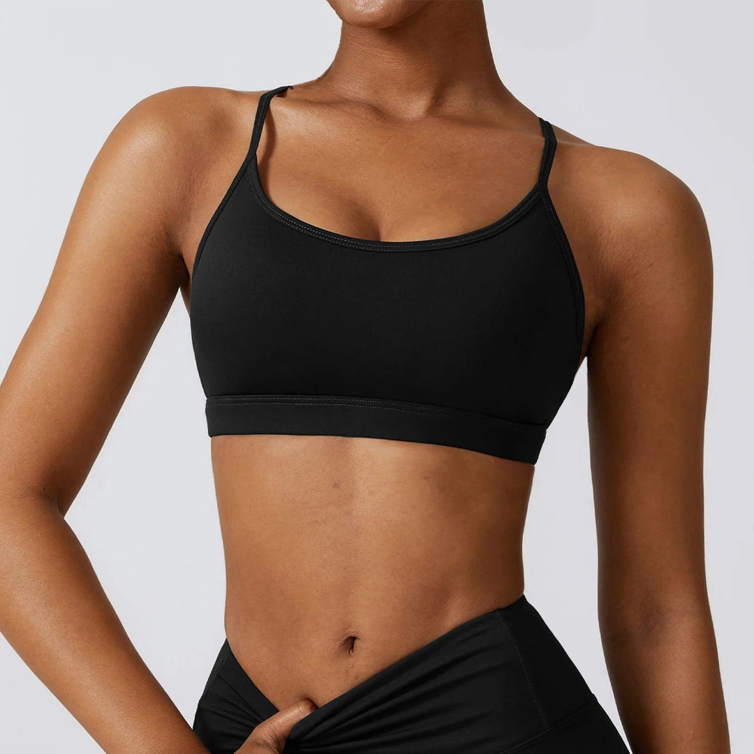 Workout Sports Bra Women High Support Sports Top Push Up Yoga Bra Gym Crop Top Fitness Underwear Running Brassiere Sportswear-THAT FASHION STORE