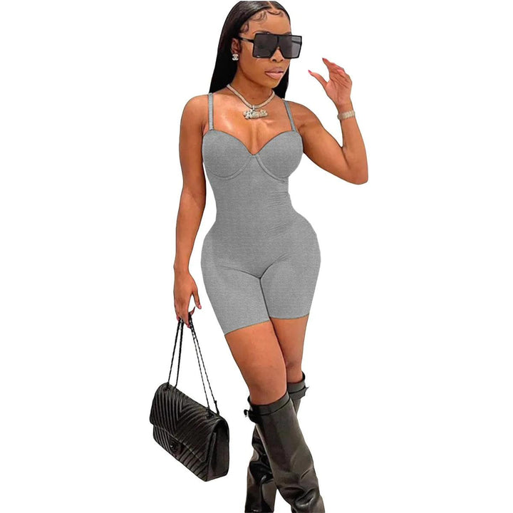 Spifore Sexy One Piece Women Jumpsuits For Party Club Pencil Pants Strapless Skinny Summer Rompers Black Streetwear Clothing-THAT FASHION STORE