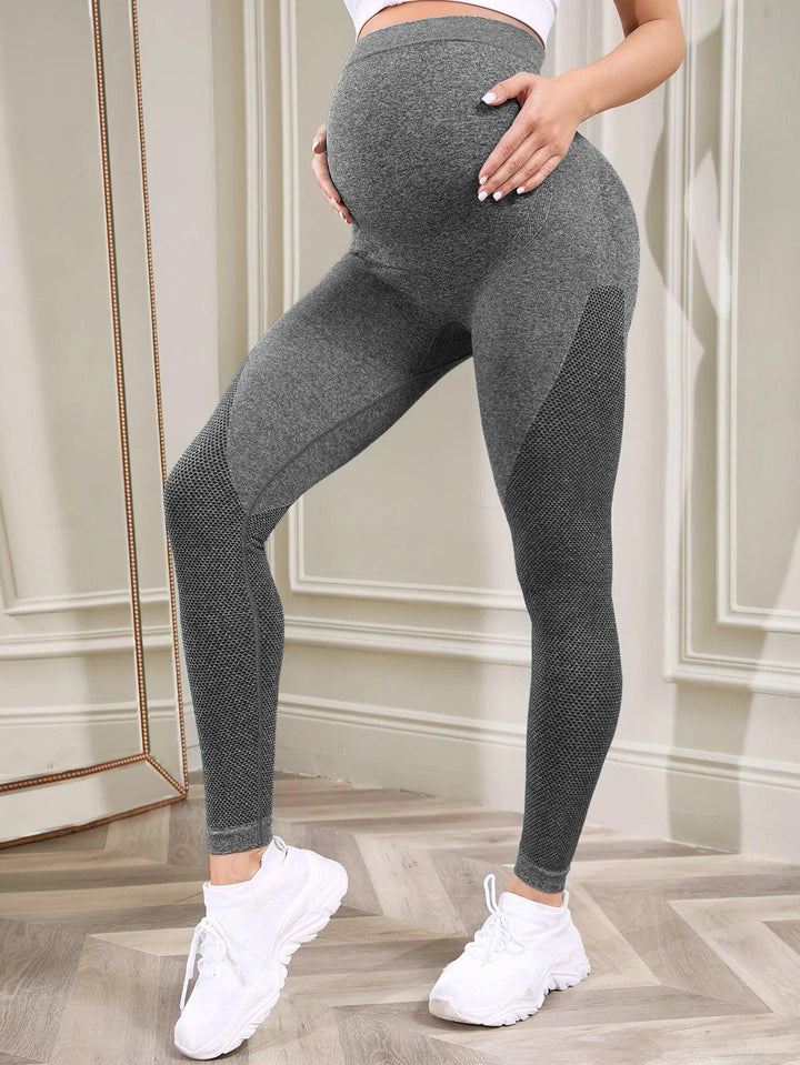 Women's Maternity Leggings Over The Belly Full Length Pregnancy Yoga Pants Active Wear Workout Leggings-THAT FASHION STORE