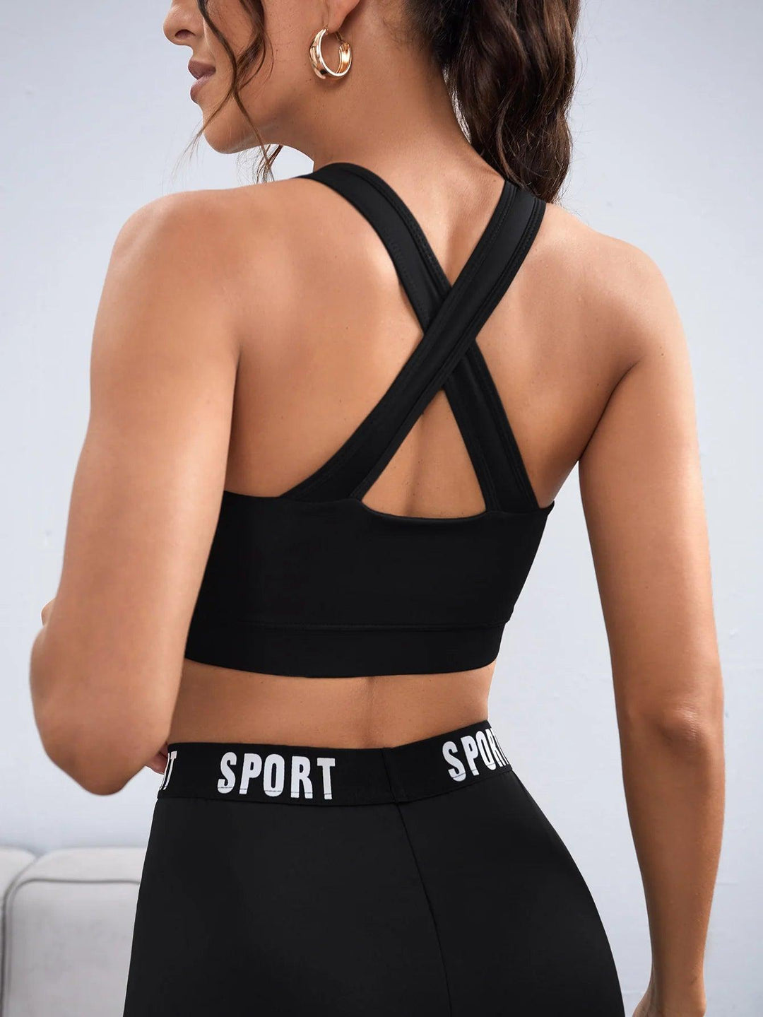 Sports Bras Women Top Push Up Breathable Absorb Sweat Yoga Pilates Bras Shockproof Padded Underwear Gym Running Training Vest-THAT FASHION STORE