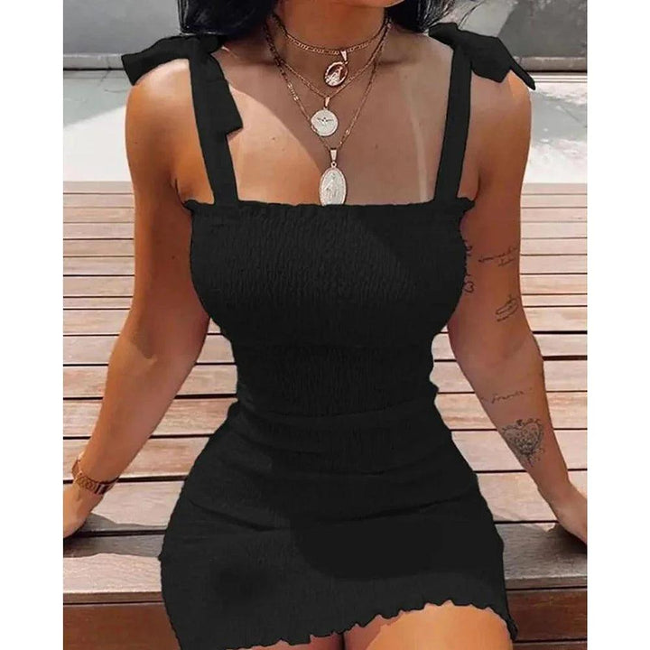 2024 Spring/Summer Beach Women's Clothing Sexy Club Mini Skirt Tank Top Casual Short Skirt Women's Flower Tight Camo Dress-THAT FASHION STORE