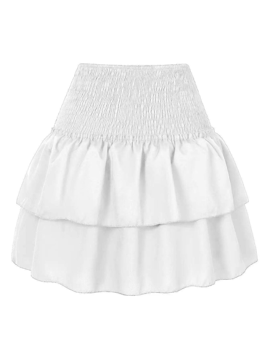 Ruffle Edge Printed Skirt Women Fashion New Floral Pleated Short Skirt Female Vacation Boho Miniskirt Sexy Girl Y2k Skirts Mujer-THAT FASHION STORE