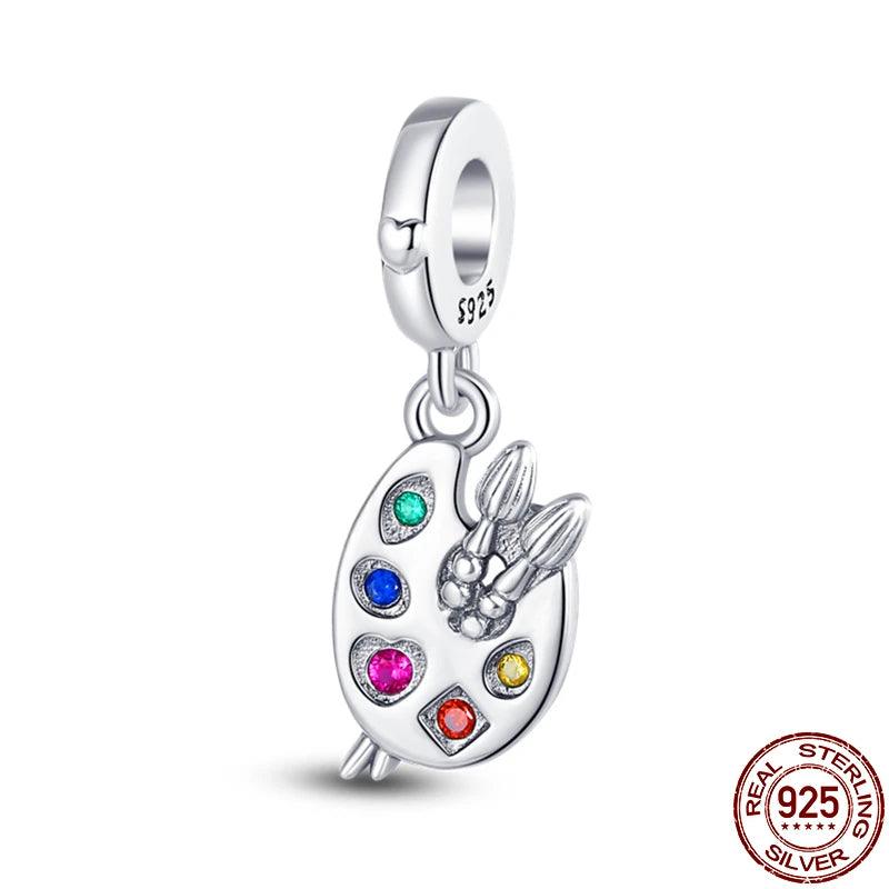 Hot Sale 925 Silver Chameleon Firefly Charm Fits Original Pandora Charm Bracelet Silver 925 Charm Beads DIY Boutique Jewelry-THAT FASHION STORE