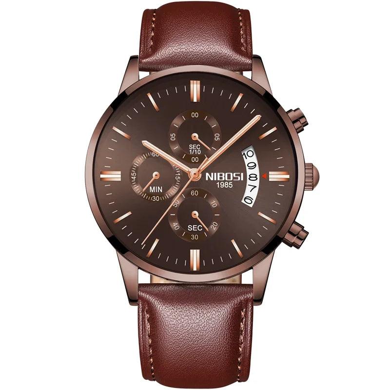 NIBOSI Relogio Masculino Men Watches Luxury Famous Top Brand Men's Fashion Casual Dress Watch Military Quartz Wristwatches Saat-THAT FASHION STORE