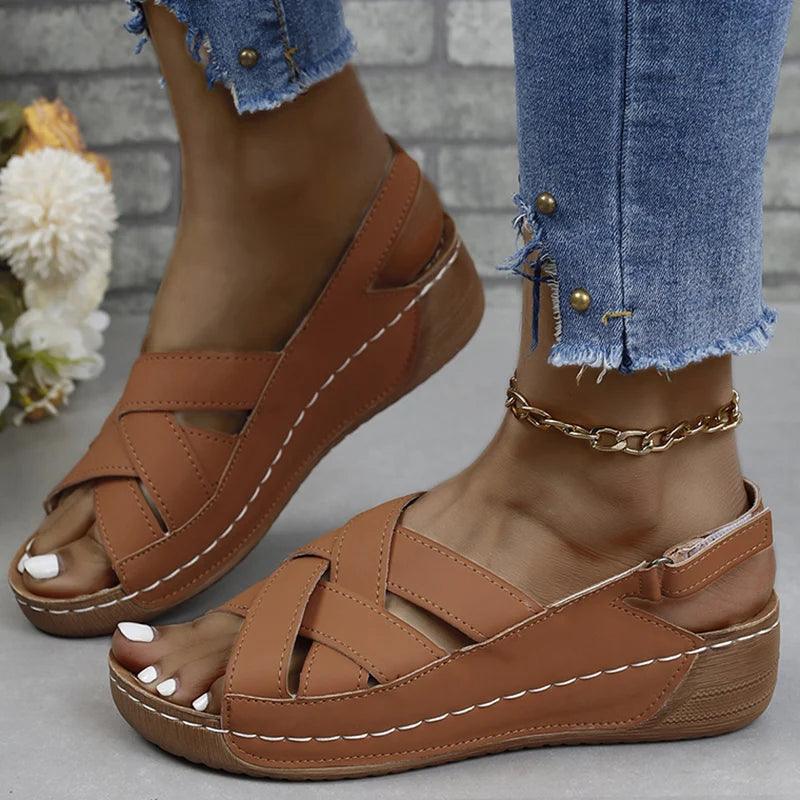 Shoes Women Sandals Summer Soft Shoes For Women Party Shoes Woman Wedge Women's Sandals Casual Footwear Female Women Sandal-THAT FASHION STORE