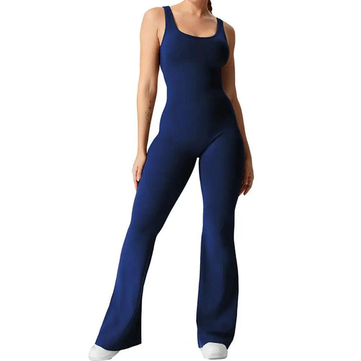 Sexy Back V Jumpsuit Gym Set Women Training Yoga Suit Sportswear Women Sports Jumpsuit Fitness Rompers Stretch Workout Bodysuits-THAT FASHION STORE