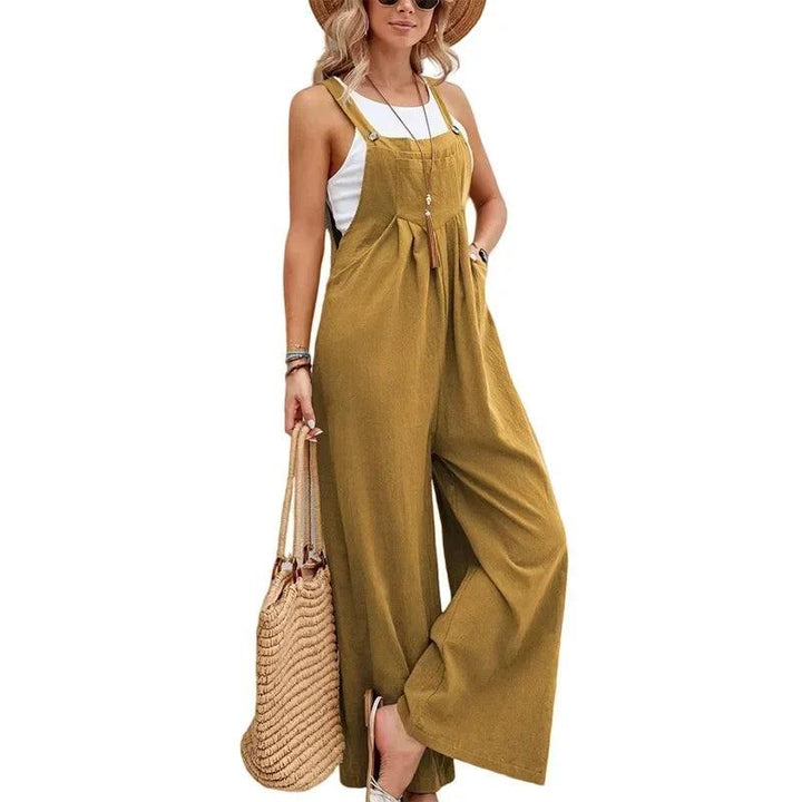 Women Loose Fit Fashion Overalls Wide Leg Baggy Bib Overalls Jumpsuit Dungarees Summer Jumpsuit Casual Elegant Overalls Summer-THAT FASHION STORE