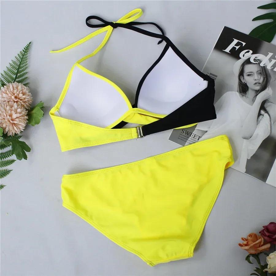 Sexy Bikini Push Up Swimwear Women Brazilain Biquinis Feminino 2024 Mujer Swimsuit Tanga Swimming Bathing Suit 2 Piece Set Mujer-THAT FASHION STORE